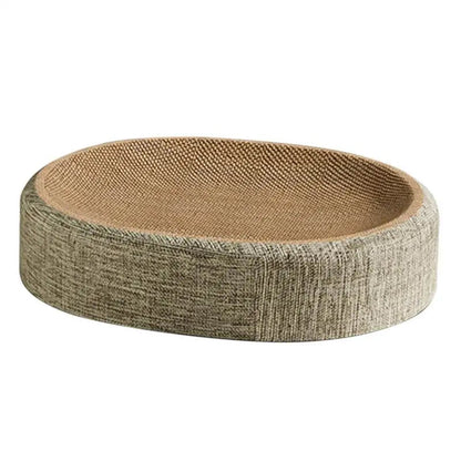 SisalNest | Cozy Durable Oval Cat Scratching Lounger Bed 6