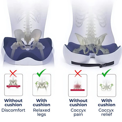 Comfortable Orthopedic Foam Chair Cushion for Back Support