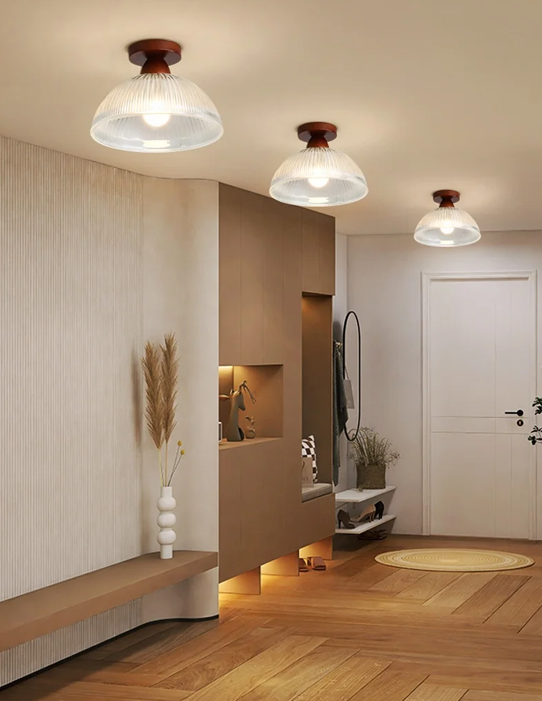 Rustic Wooden Pendant Light Fixture