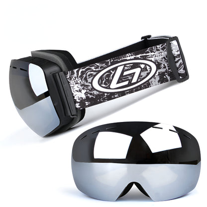 Snowboard Goggles Frameless Swap Lens Over Glasses Winter
