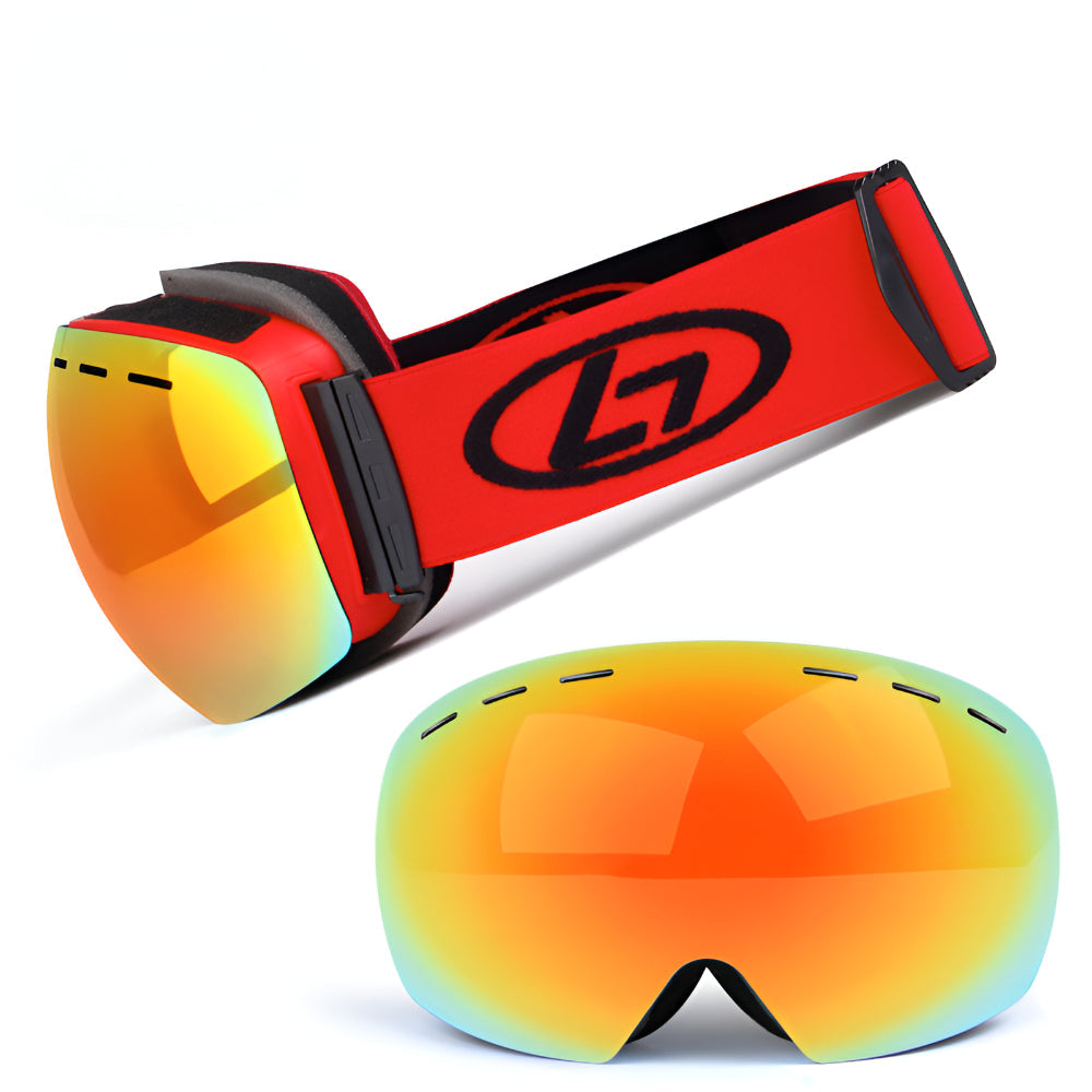 Snowboard Goggles Frameless Swap Lens Over Glasses Winter