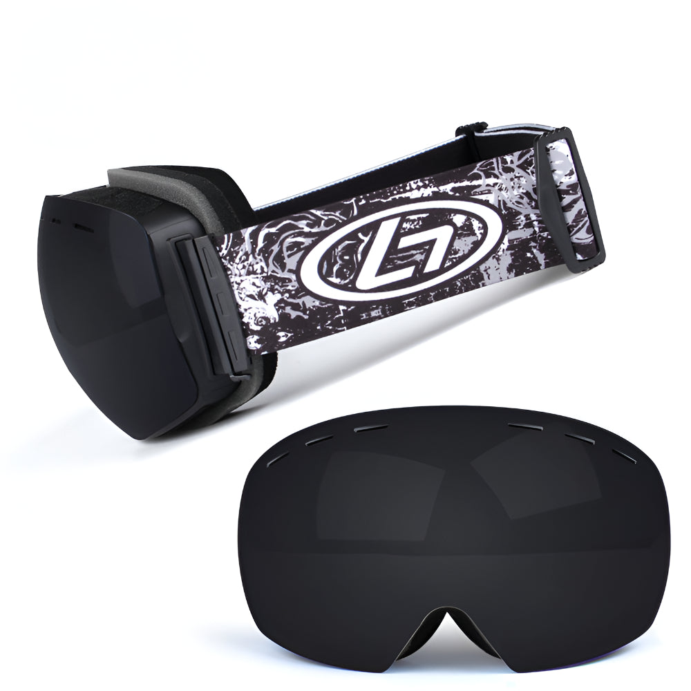 Snowboard Goggles Frameless Swap Lens Over Glasses Winter