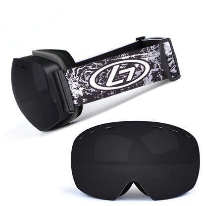 Snowboard Goggles Frameless Swap Lens Over Glasses Winter
