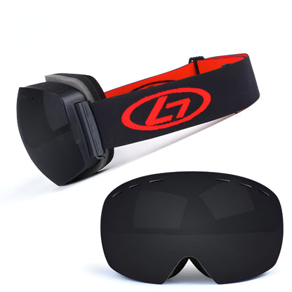 Snowboard Goggles Frameless Swap Lens Over Glasses Winter