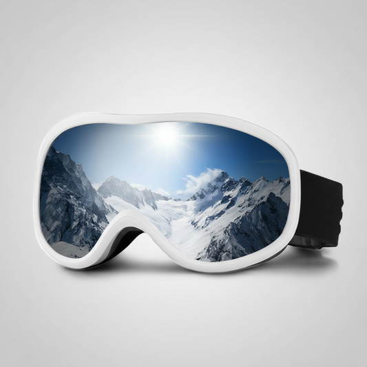 Clear Vision Ski Snowboard Goggles Anti Fog UV Protection - Lusomart