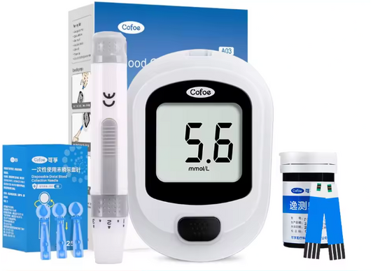 Accurate Home Blood Sugar Test Meter Kit with Strips - Lusomart