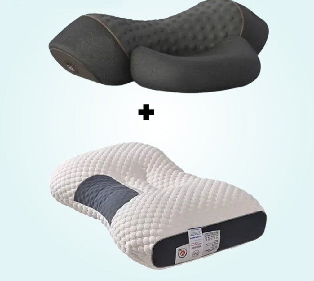 Contour Neck Support and Massage Therapy Pillow - Lusomart