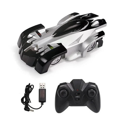 Remote Control Wall Climber Car with 360° Spins - Lusomart