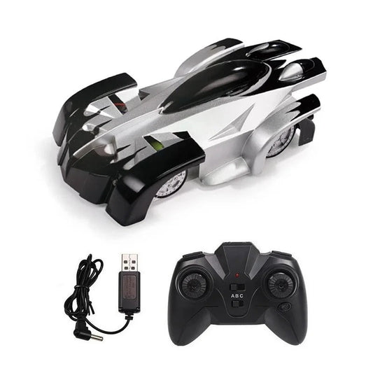 Remote Control Wall Climber Car with 360° Spins - Lusomart