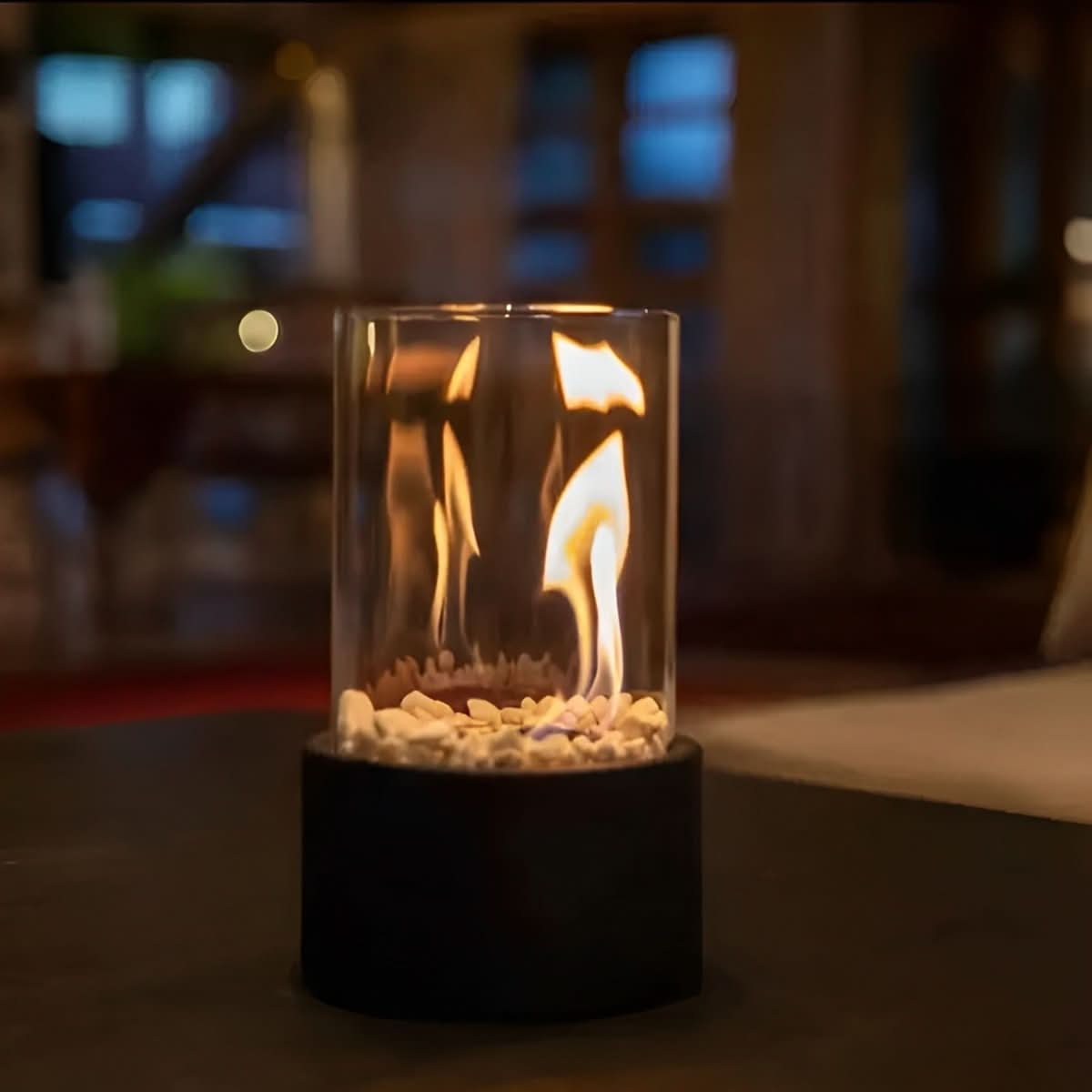 Real Flame Portable Indoor Outdoor Tabletop Fireplace