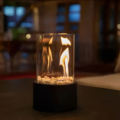 Real Flame Portable Indoor Outdoor Tabletop Fireplace