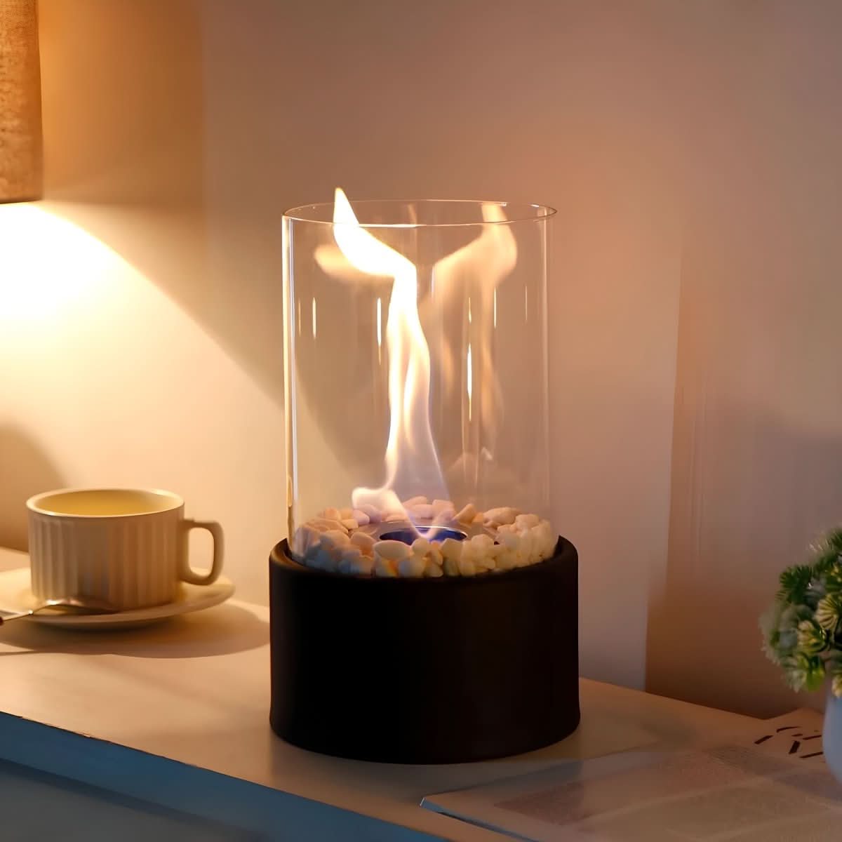 Real Flame Portable Indoor Outdoor Tabletop Fireplace