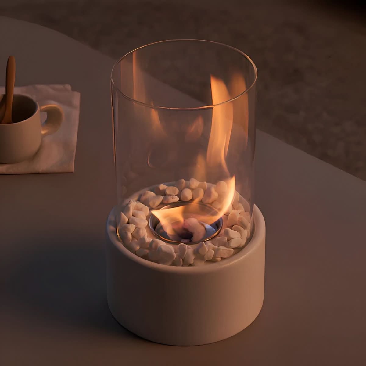 Real Flame Portable Indoor Outdoor Tabletop Fireplace