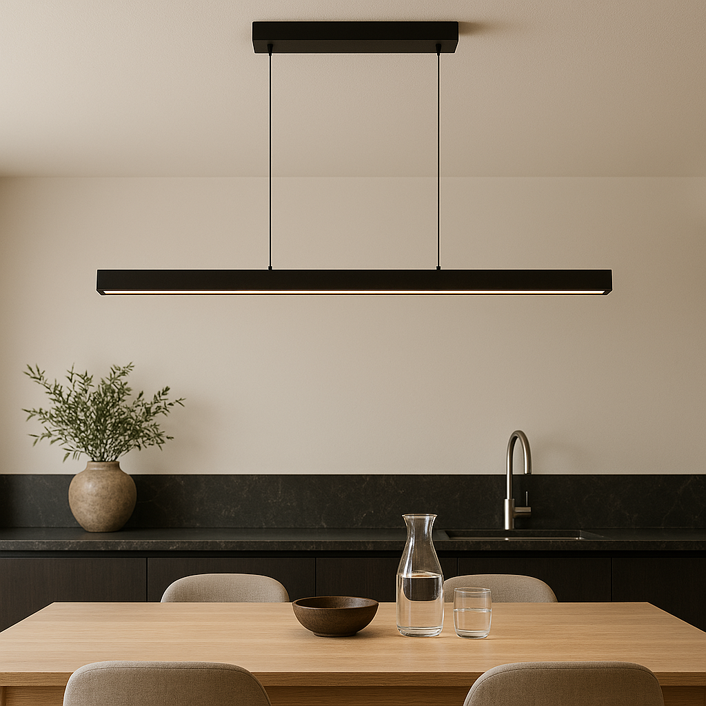 Modern Linear Island Pendant Lighting Fixture