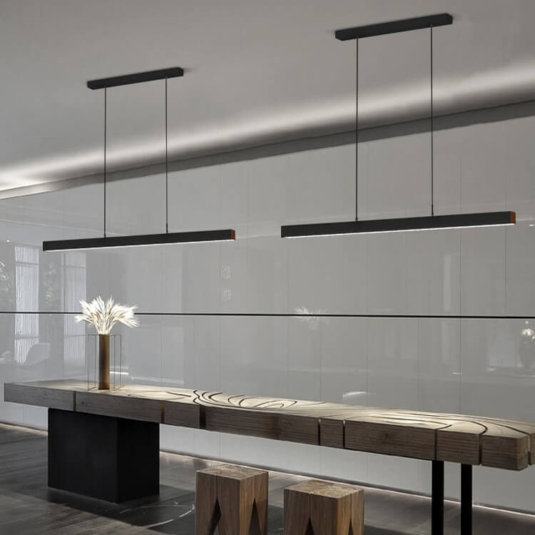 Modern Linear Island Pendant Lighting Fixture