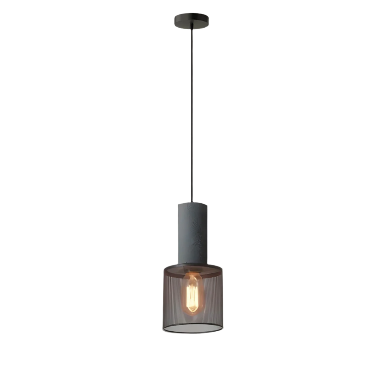 Commercial Grey Concrete LED Pendant