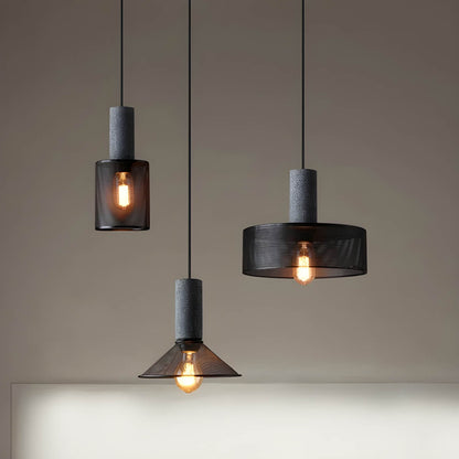 Commercial Grey Concrete LED Pendant