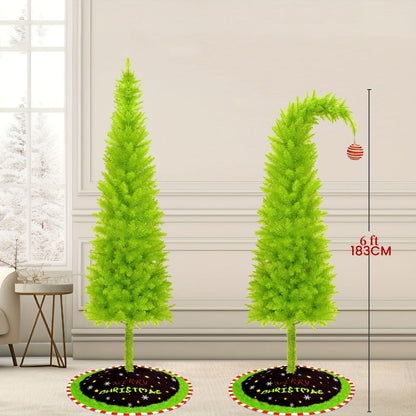 Slim Artificial Christmas Tree Floor Decoration All Season Use 5