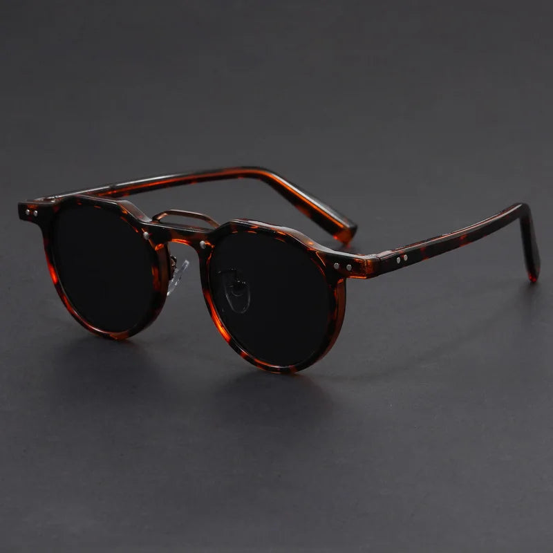 Classic Retro Round Polarized Shades UV Protection