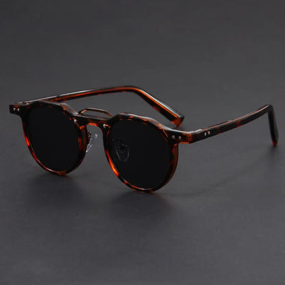 Classic Retro Round Polarized Shades UV Protection