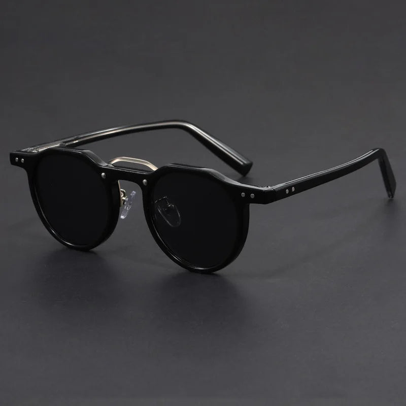 Classic Retro Round Polarized Shades UV Protection
