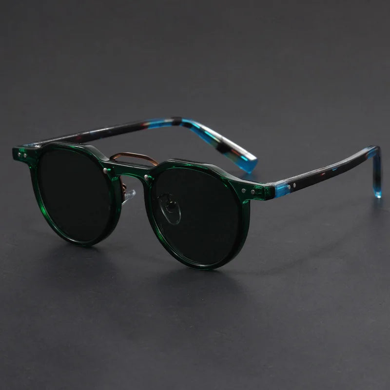 Classic Retro Round Polarized Shades UV Protection