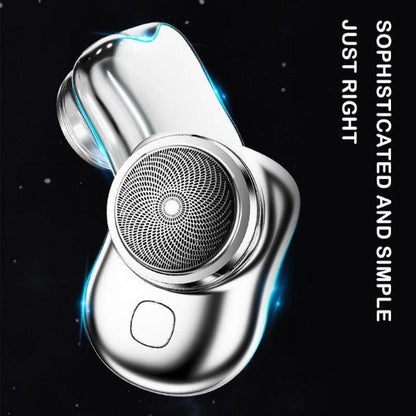 Small Electric Razor - Powerful Storm Shaver for Men Mini Shaver Portable Electric Shaver 4