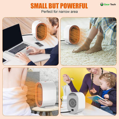 Compact Space-Saving Electric Heater For Small Areas