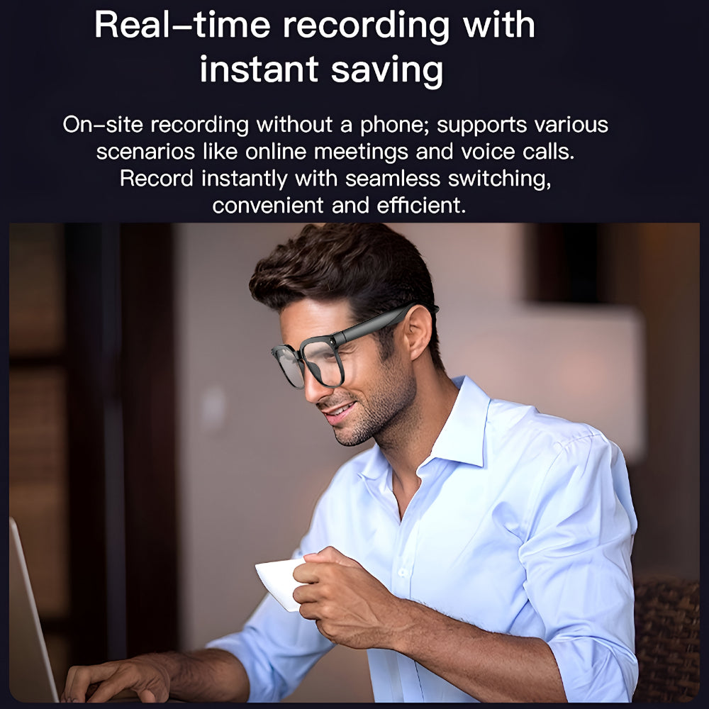 Wireless Video Recording Sunglasses with Audio