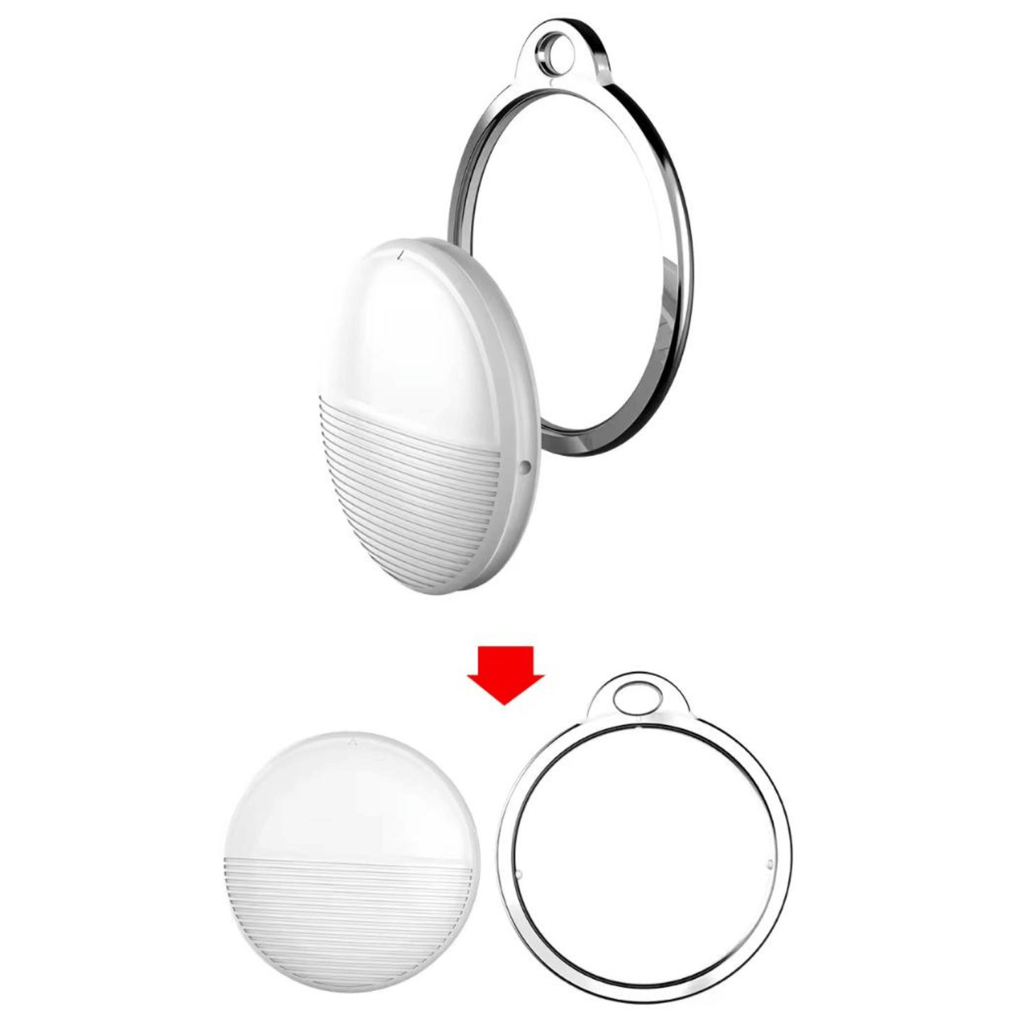 SmartTag Mini Pet Tracker with Reflective Collar – Bluetooth Location Finder for Dogs and Cats, Water-Resistant Design 2