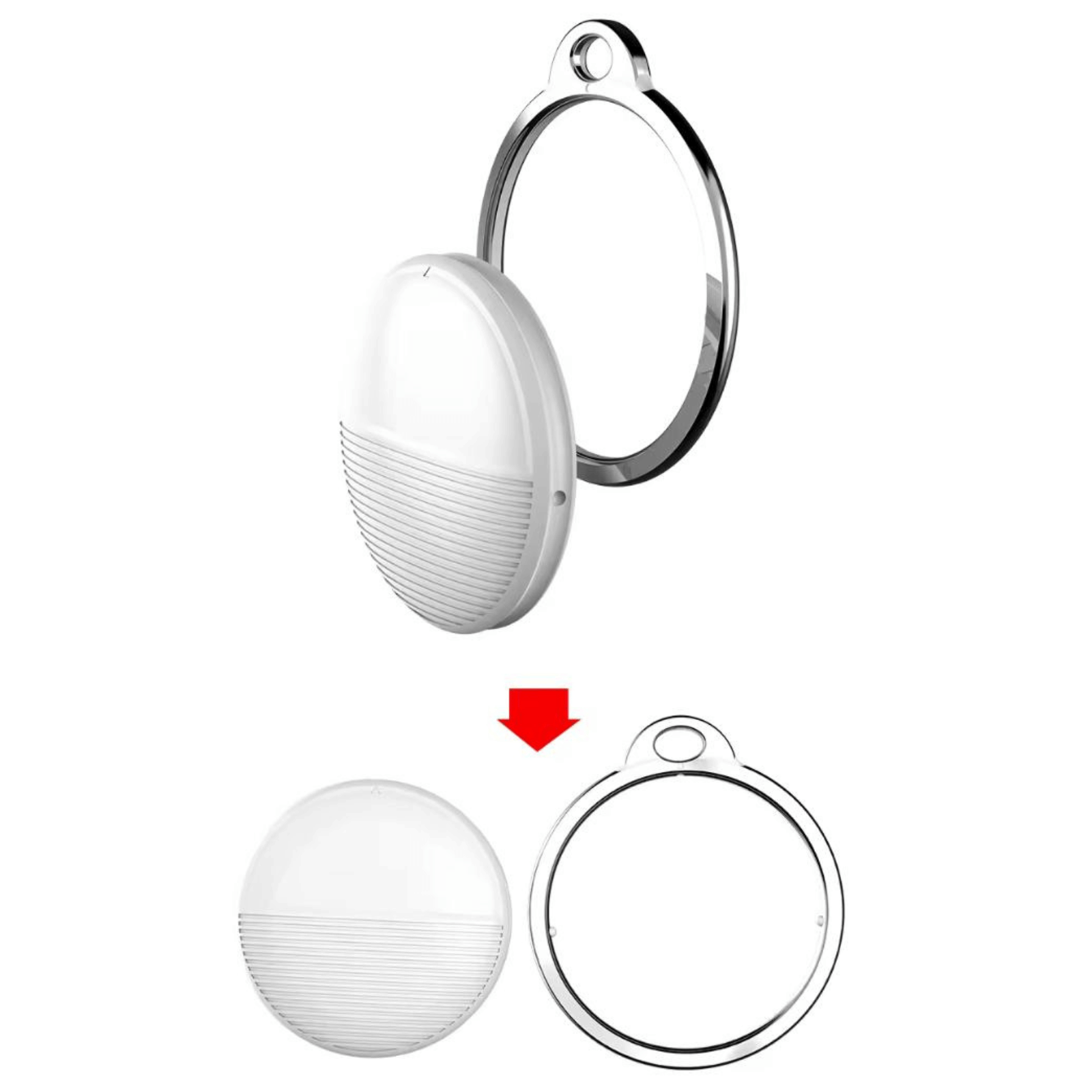 SmartTag Mini Pet Tracker with Reflective Collar – Bluetooth Location Finder for Dogs and Cats, Water-Resistant Design 2