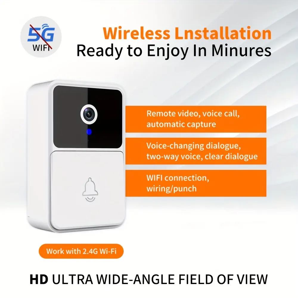 Wireless HD Video Doorbell with 2-Way Talk