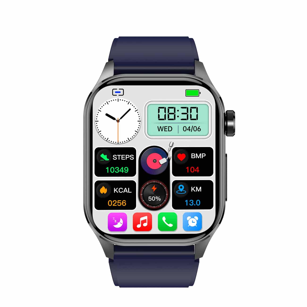 Advanced Fitness Tracker Smartwatch with EKG and BP Monitor