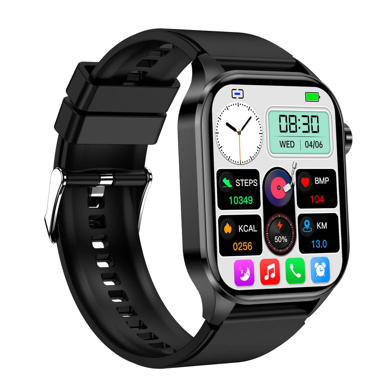 Advanced Fitness Tracker Smartwatch with EKG and BP Monitor