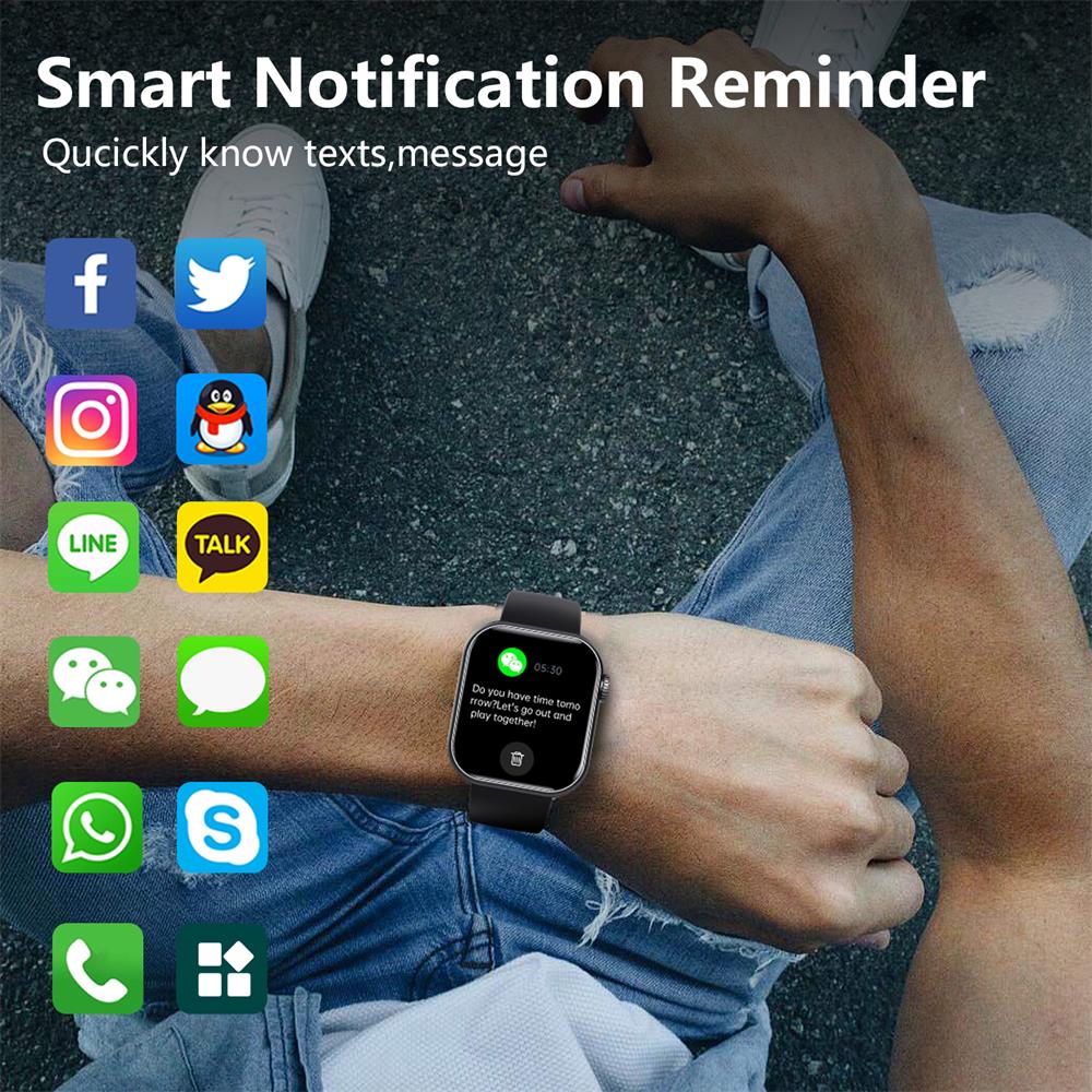 Smartwatch with Blood Pressure and Fitness Tracker 3