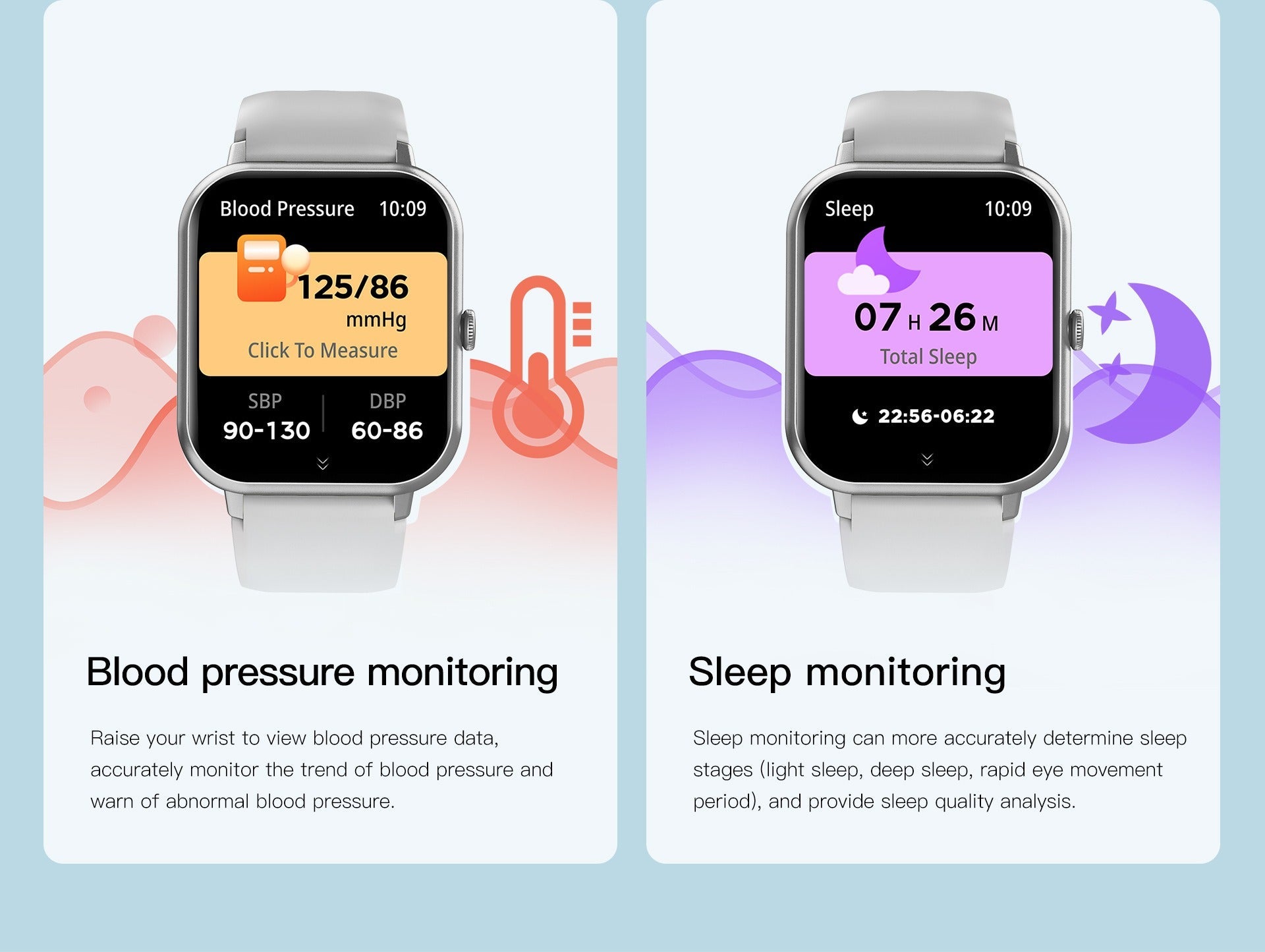Smartwatch with Heart Rate Monitor and 10 Sports Modes – Slim Design, Compatible with All Smartphones 5