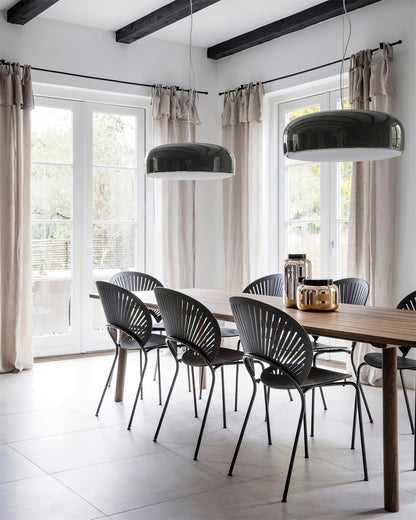 Modern Pendant Light With Bright Polished Finish