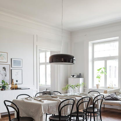 Modern Pendant Light With Bright Polished Finish