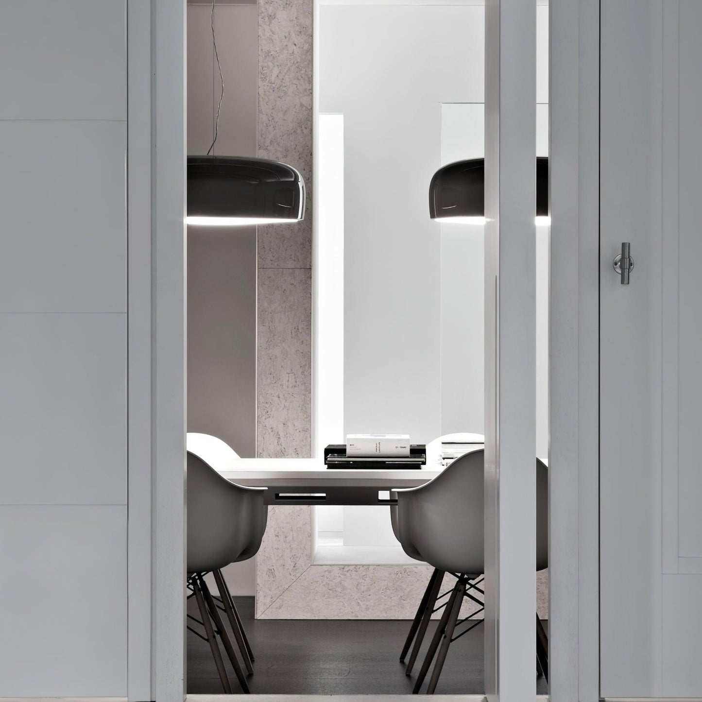 Modern Pendant Light With Bright Polished Finish