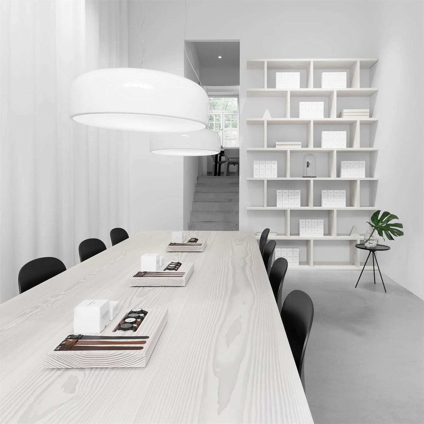 Modern Pendant Light With Bright Polished Finish