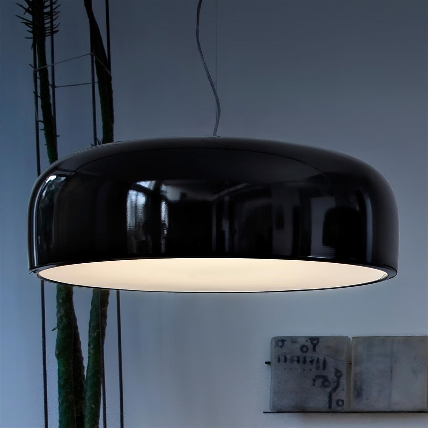 Modern Pendant Light With Bright Polished Finish