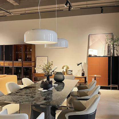 Modern Pendant Light With Bright Polished Finish