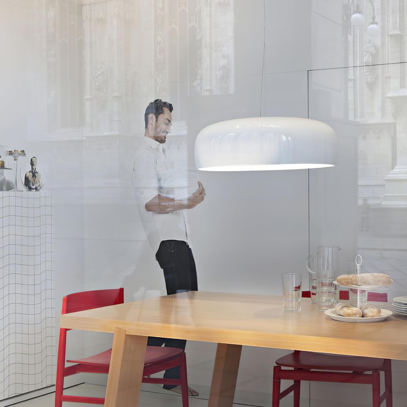 Modern Pendant Light With Bright Polished Finish