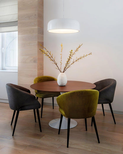 Modern Pendant Light With Bright Polished Finish