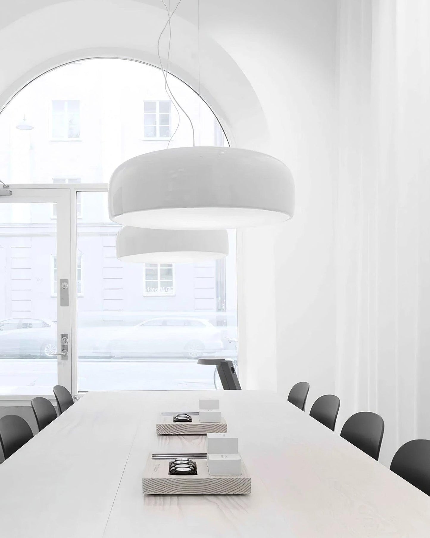 Modern Pendant Light With Bright Polished Finish