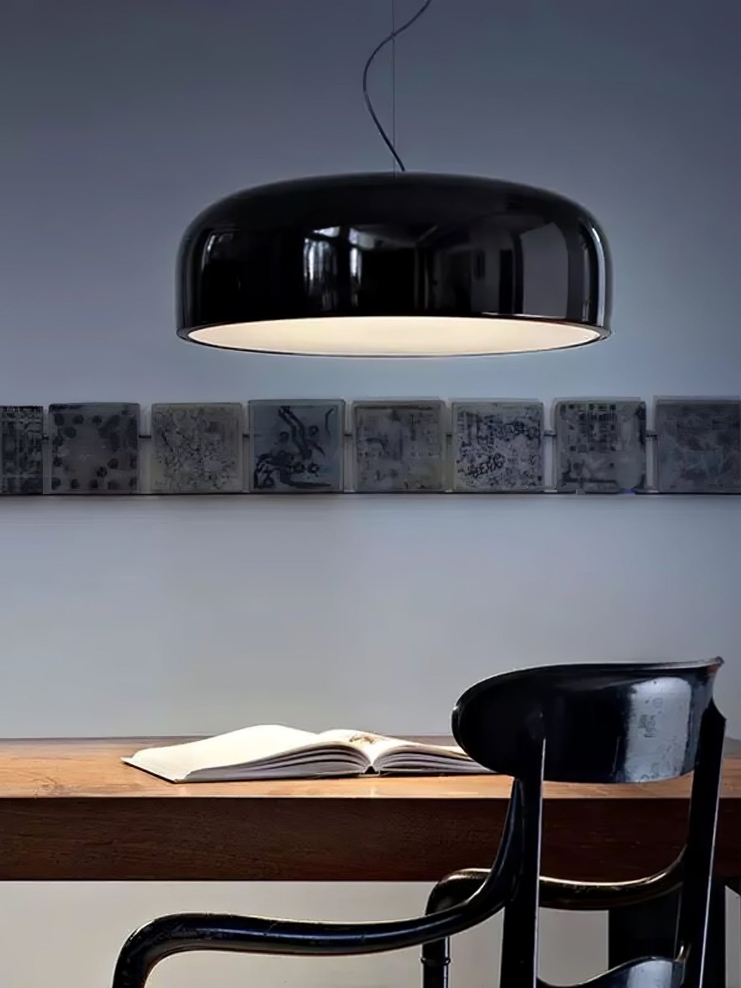 Modern Pendant Light With Bright Polished Finish