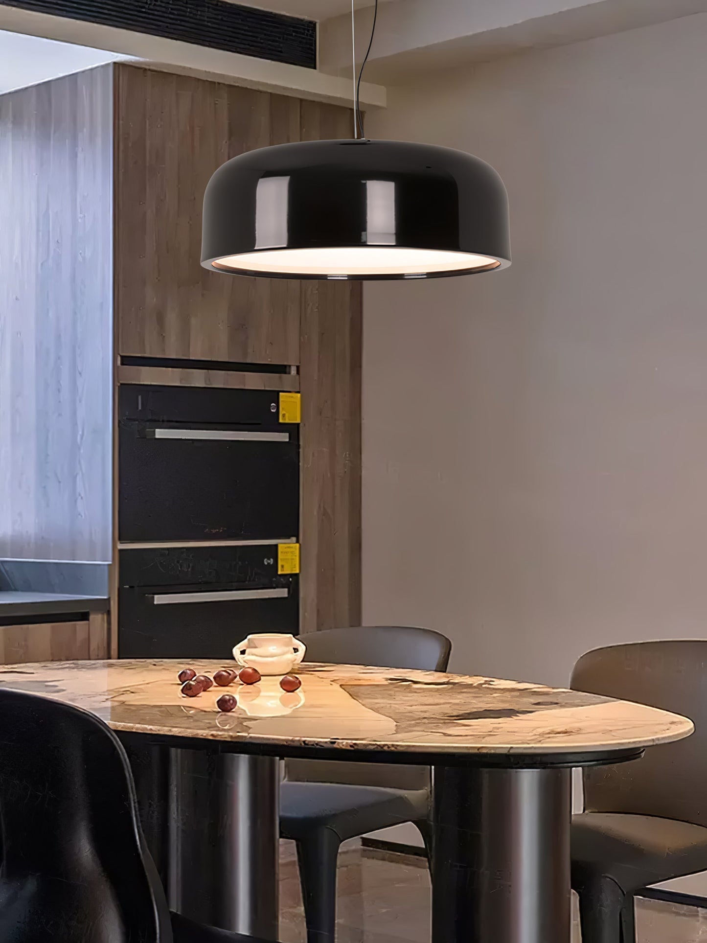Modern Pendant Light With Bright Polished Finish