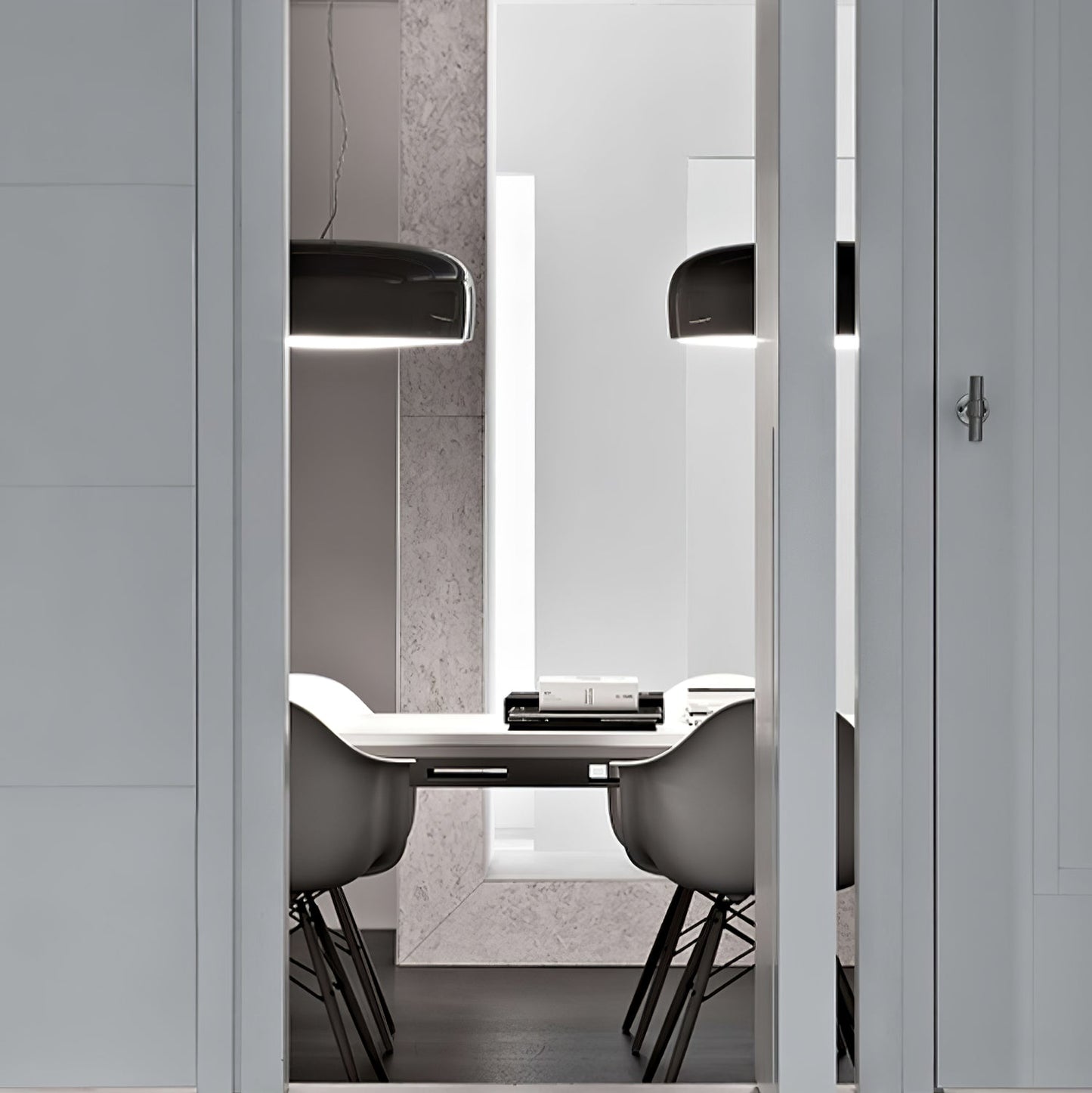 Modern Pendant Light With Bright Polished Finish