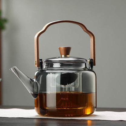 Luxury Wooden Tea Infuser Set for Perfect Flavor - Lusomart