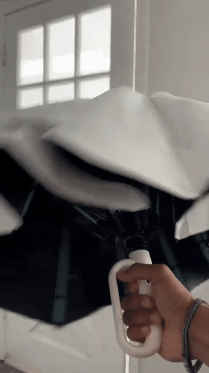 Compact Windproof Umbrella With Secure Grip Handle